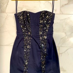Stunning French Connection navy cocktail dress, size 6